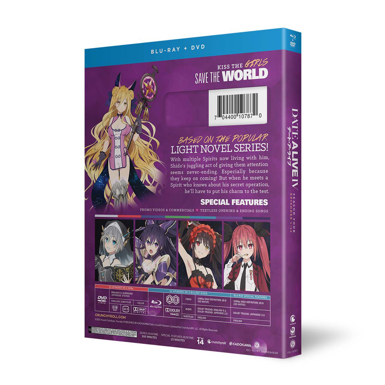 Date A Live IV - Season 4 - Blu-ray + DVD | Crunchyroll Store